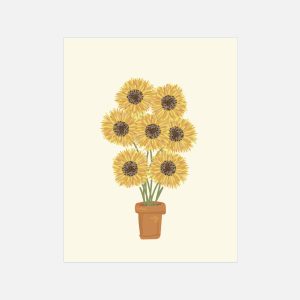 Sunflower Pot