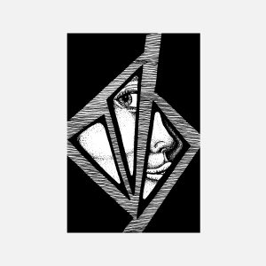 Woman Looking Through Angles