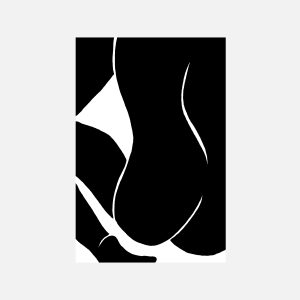 Back Woman Figure